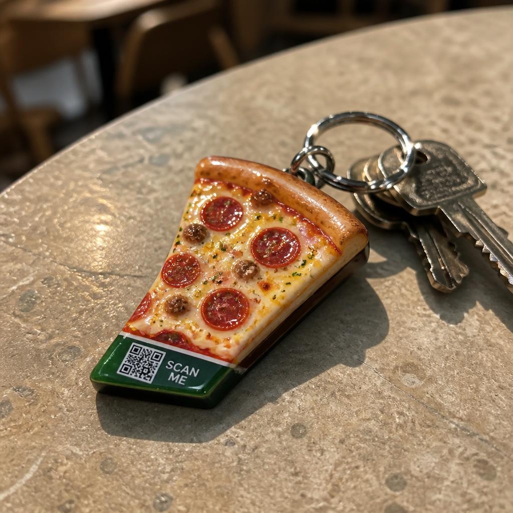Rides on a keyring