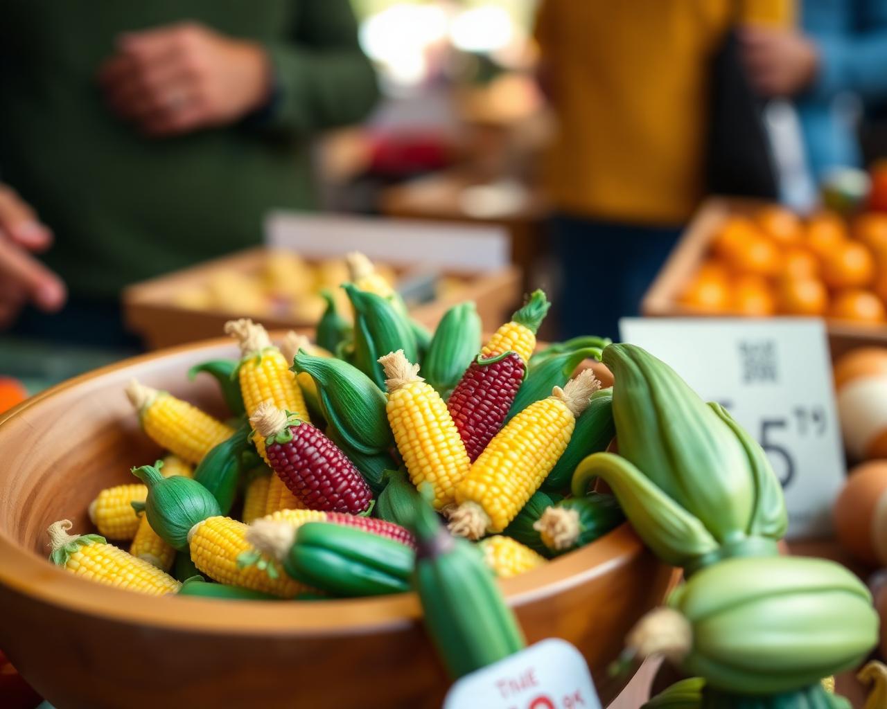 In the market bowl